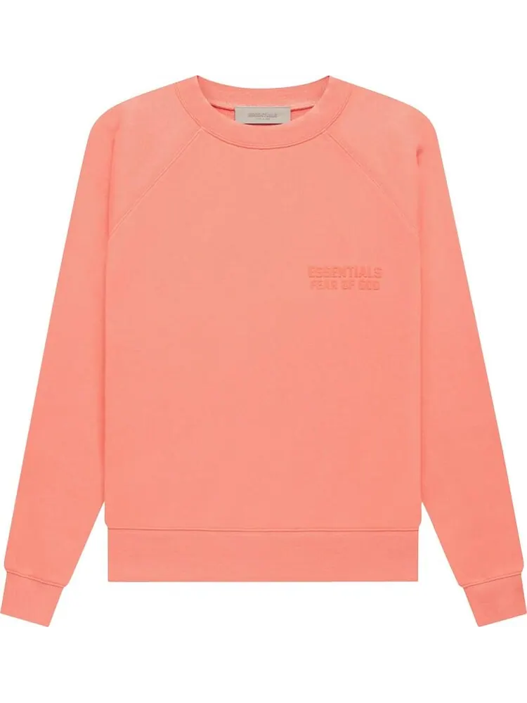 Толстовка Fear of God Essentials Crewneck 'Coral' — изображение 1 из 2, оранжевый