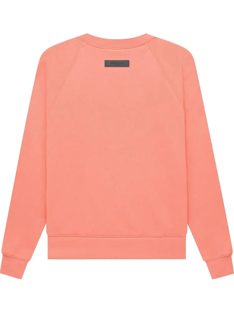 Толстовка Fear of God Essentials Crewneck 'Coral' — изображение 2 из 2, оранжевый