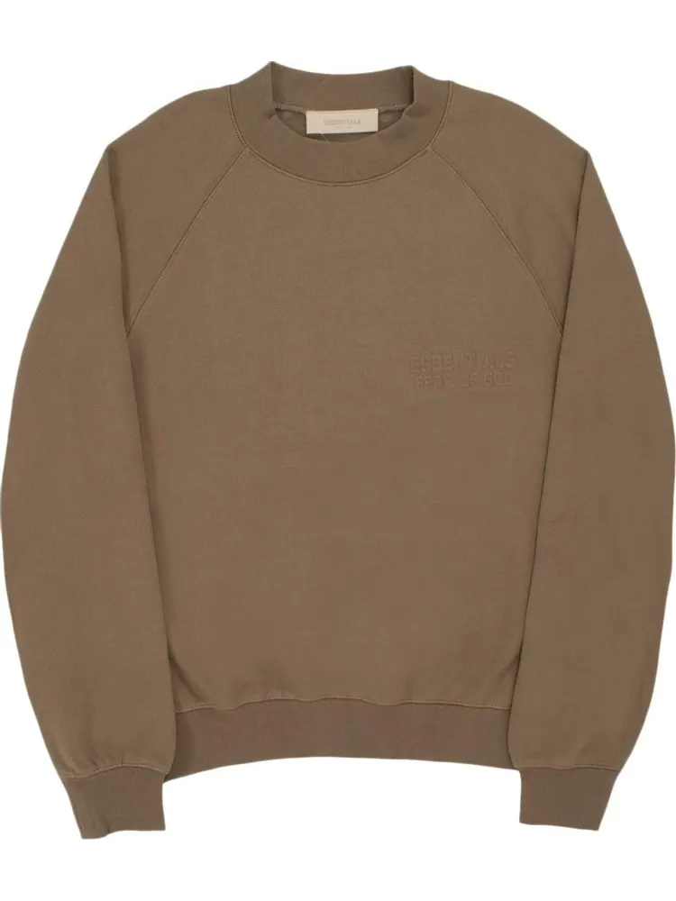 Толстовка Fear of God Essentials Crewneck 'Wood'