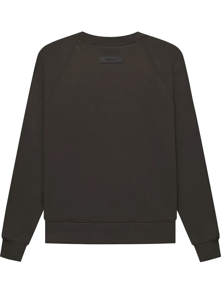 Толстовка Fear of God Essentials Raglan Crewneck 'Off Black' — изображение 2 из 2, черный