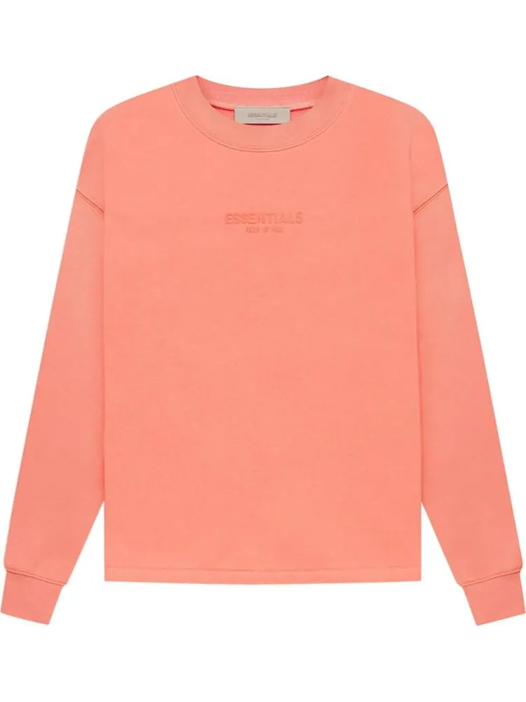 Толстовка Fear of God Essentials Relaxed Crewneck 'Coral'