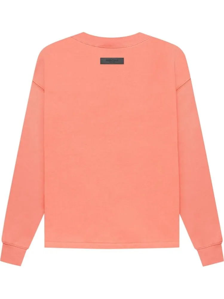 Толстовка Fear of God Essentials Relaxed Crewneck 'Coral' — изображение 2 из 2, оранжевый