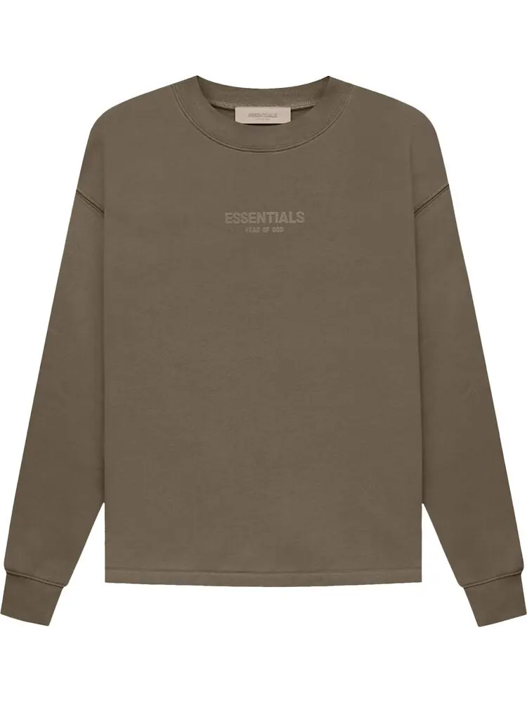 Толстовка Fear of God Essentials Relaxed Crewneck 'Wood'