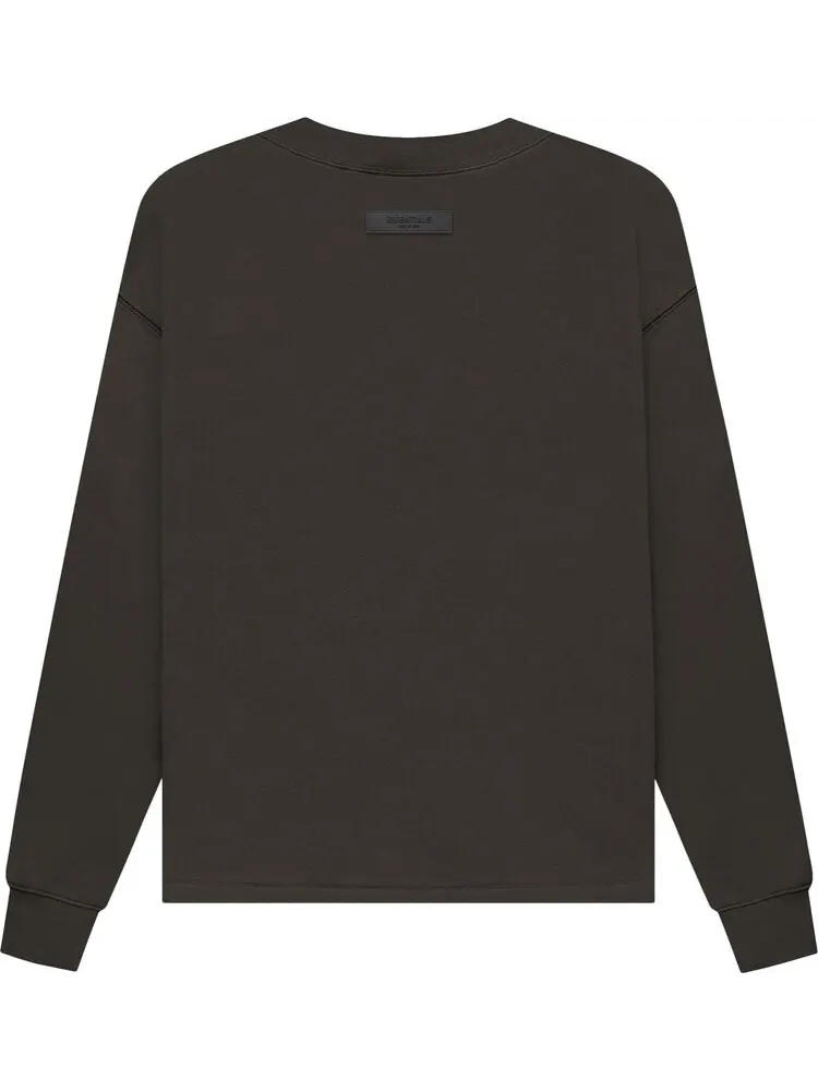 Толстовка Fear of God Essentials Relaxed Crewneck Off Black — изображение 2 из 2, черный