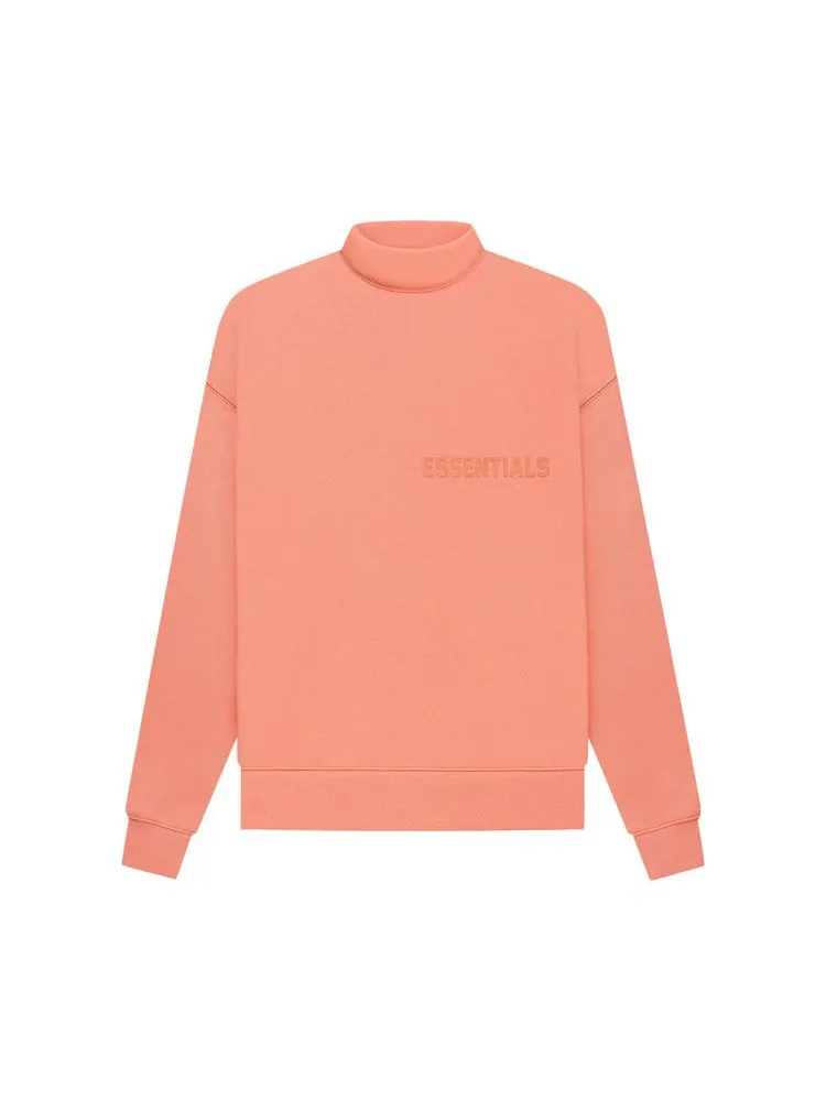 Топ Fear of God Essentials Mockneck — изображение 1 из 2, коралл