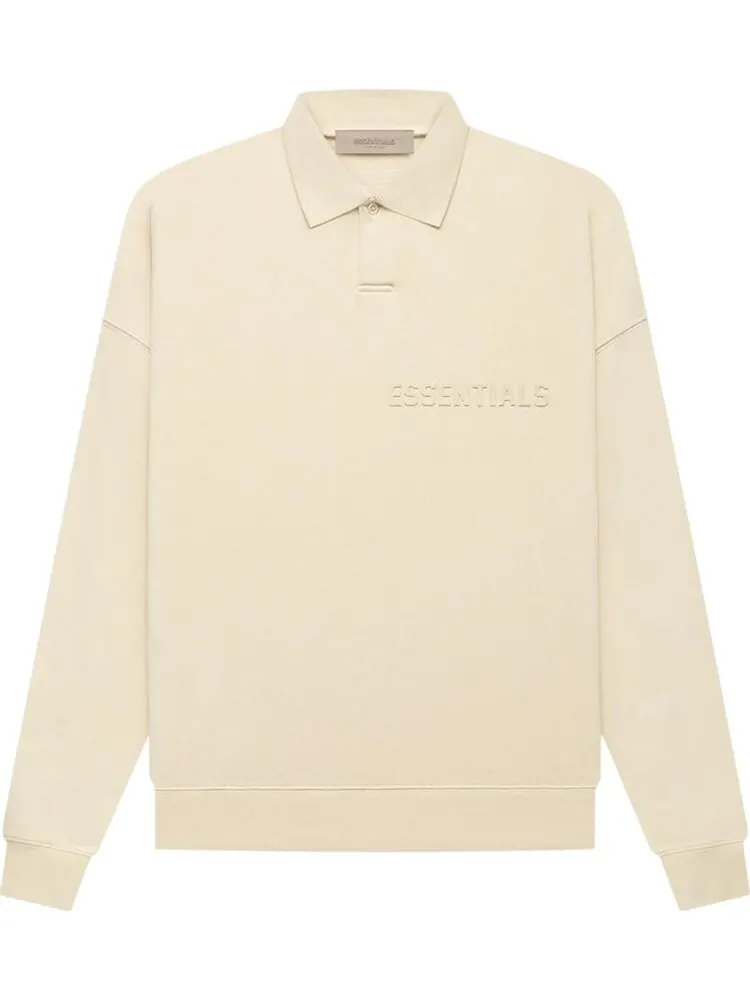 Лонгслив Fear of God Essentials Long-Sleeve Polo 'Egg Shell'