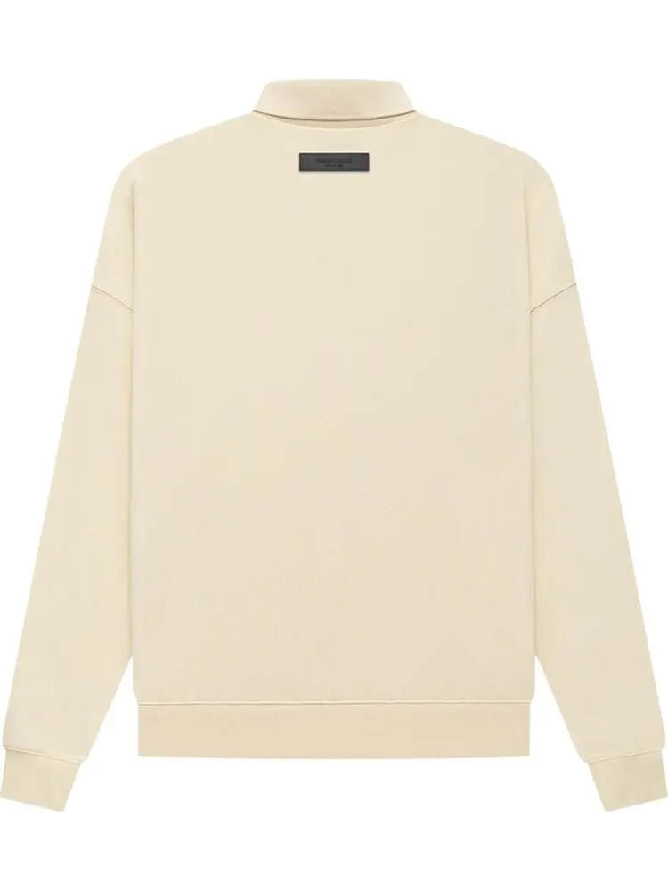 Лонгслив Fear of God Essentials Long-Sleeve Polo 'Egg Shell' — изображение 2 из 2, бежевый