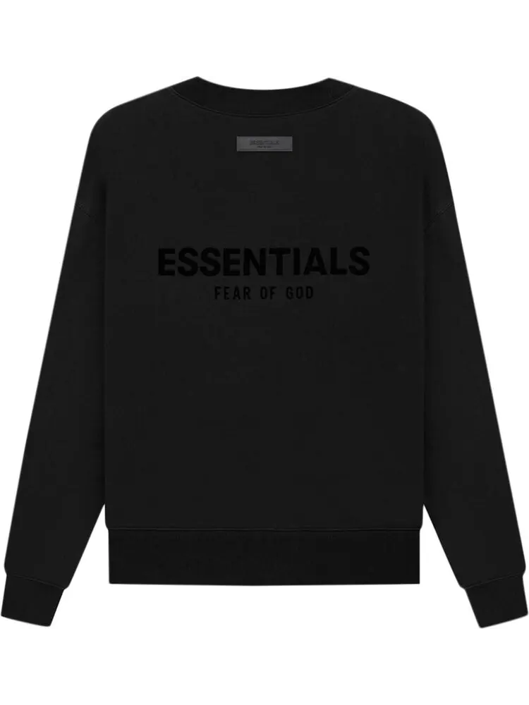 Толстовка Fear of God Essentials Crewneck 'Stretch Limo' — изображение 2 из 2, черный