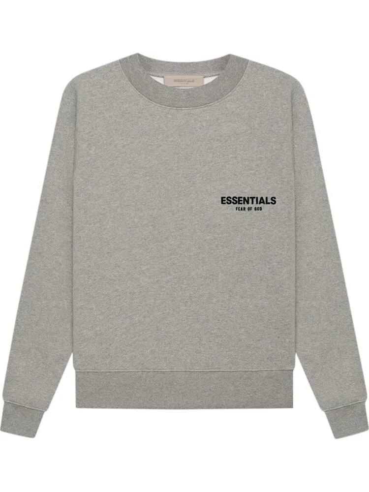 Толстовка Fear of God Essentials Crewneck 'Dark Oatmeal'