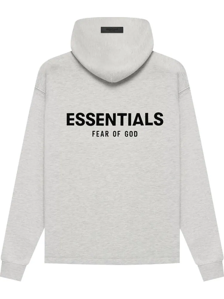Худи Fear of God Essentials Relaxed Hoodie 'Light Oatmeal' — изображение 2 из 2, серый