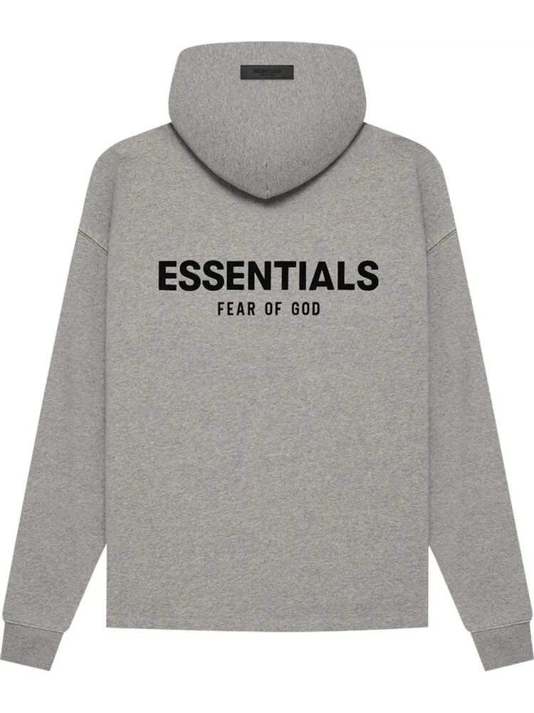 Худи Fear of God Essentials Relaxed Hoodie 'Dark Oatmeal' — изображение 2 из 2, серый