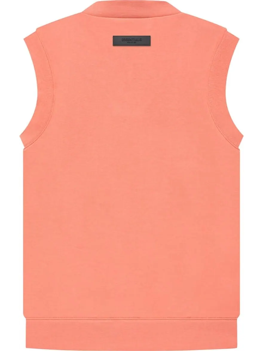 Жилет Fear of God Essentials V Neck Vest 'Coral' — изображение 2 из 2, оранжевый