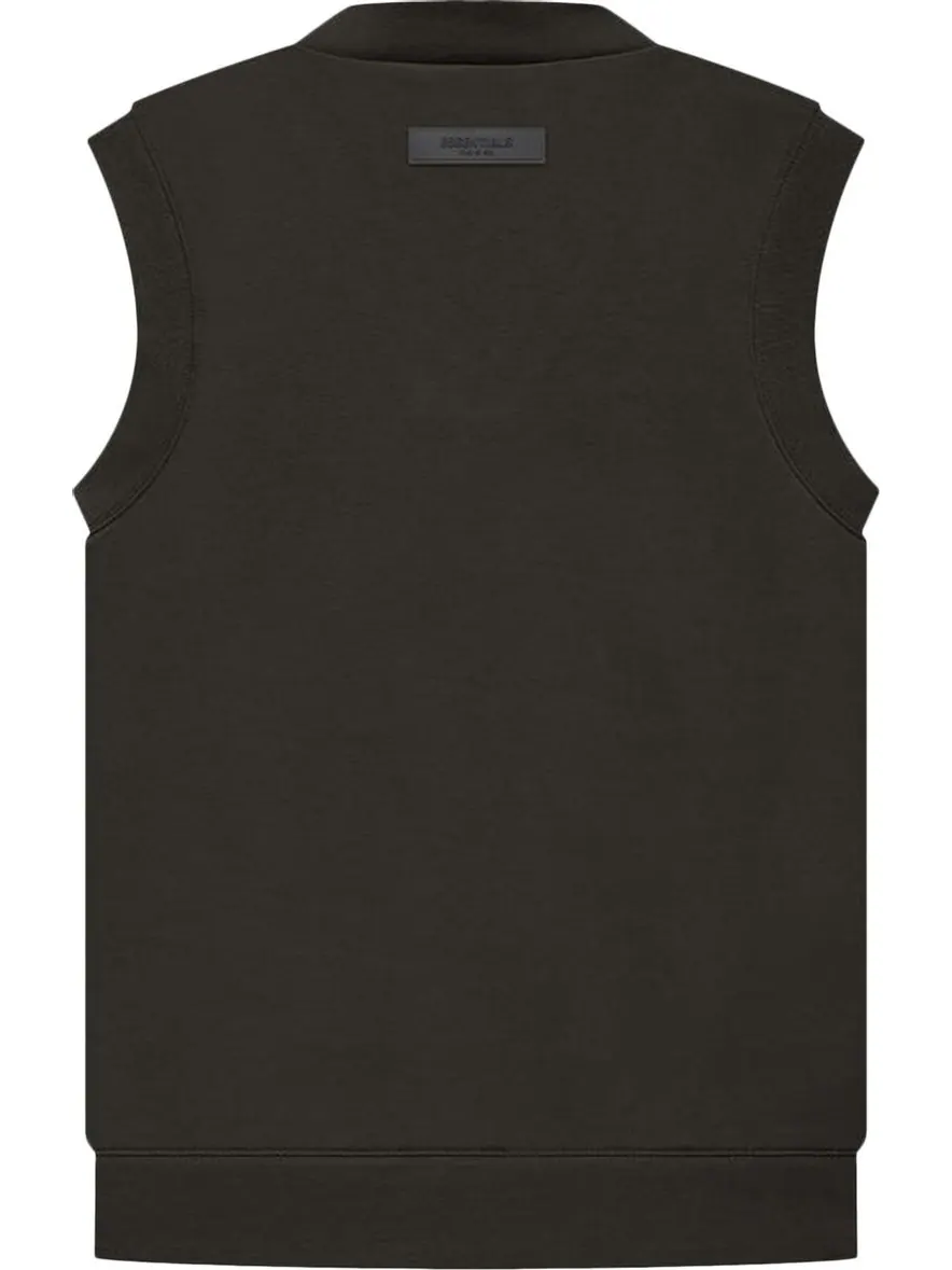 Жилет Fear of God Essentials V Neck Vest 'Off Black' — изображение 2 из 2, черный