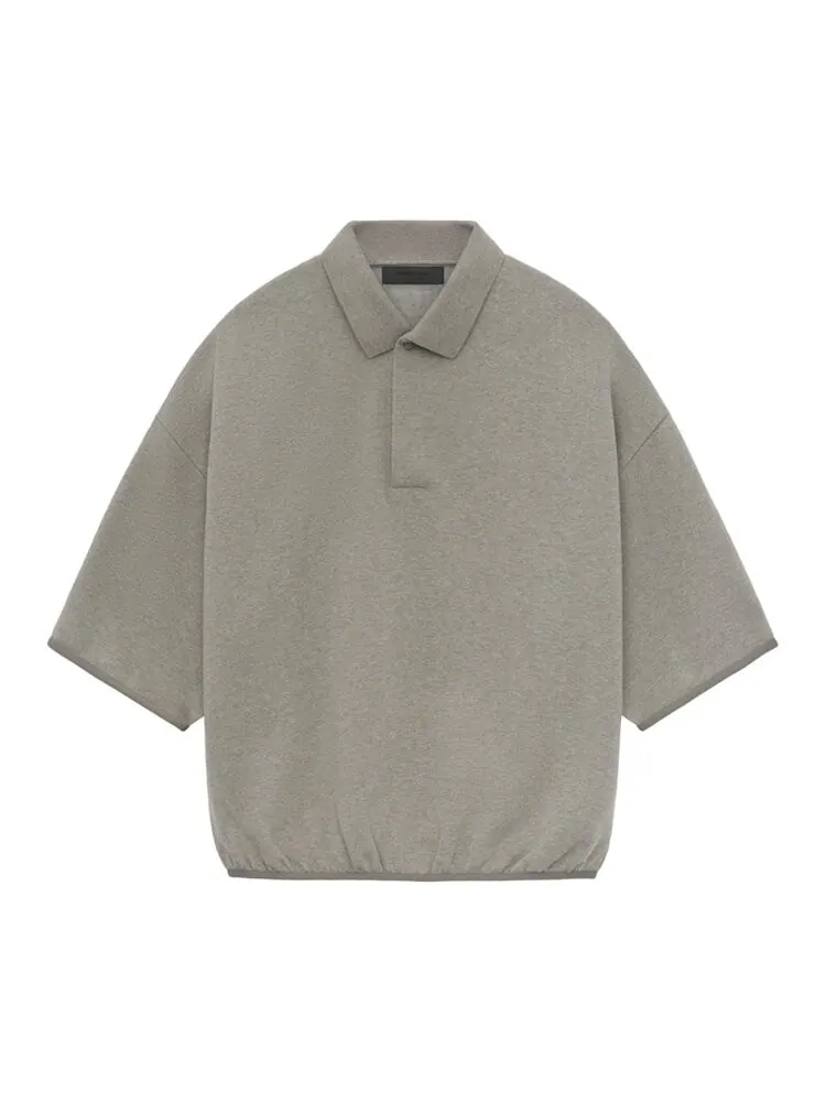 Поло Fear Of God Essentials Fear of God Essentials 3/4 Sleeve Polo — изображение 1 из 2, серый