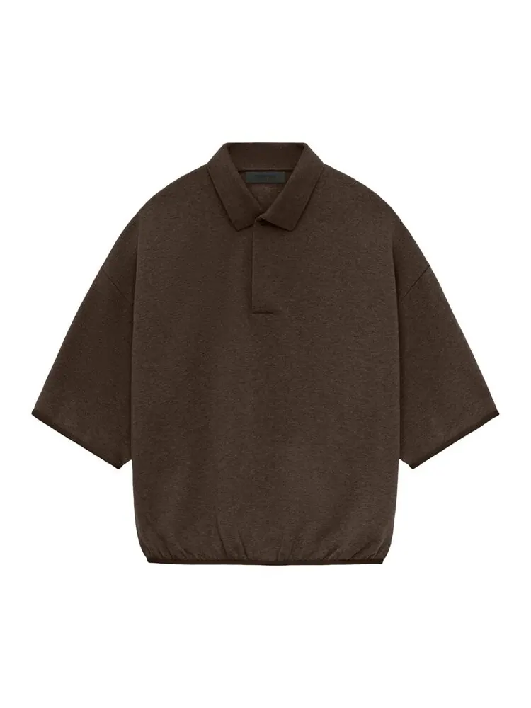 Поло Fear Of God Essentials Fear of God Essentials 3/4 Sleeve Polo — изображение 1 из 2, коричневый