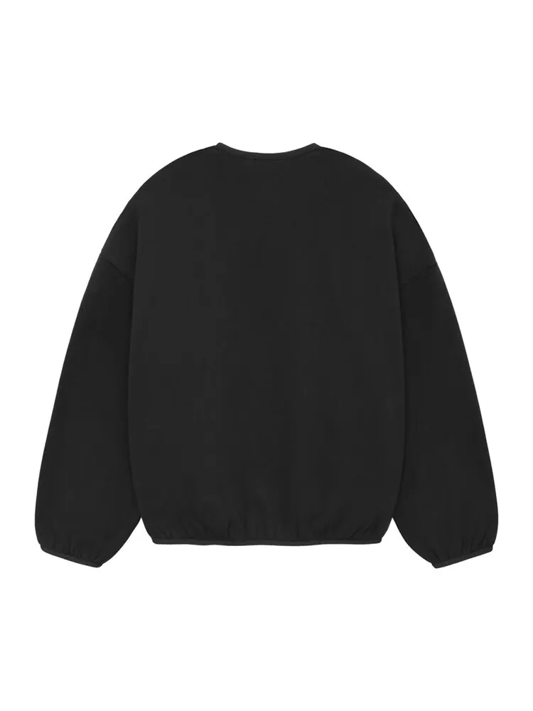 Толстовка Fear of God Essentials Crewneck — изображение 2 из 2, черный