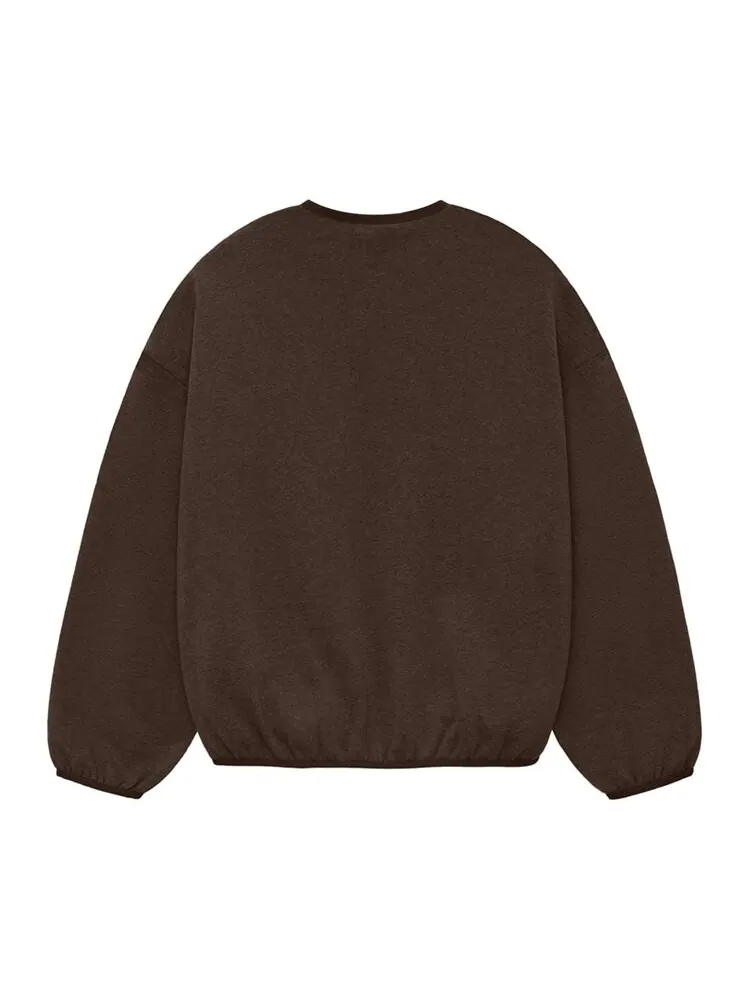 Толстовка Fear Of God Essentials Fear of God Essentials Crewneck — изображение 2 из 2, коричневый