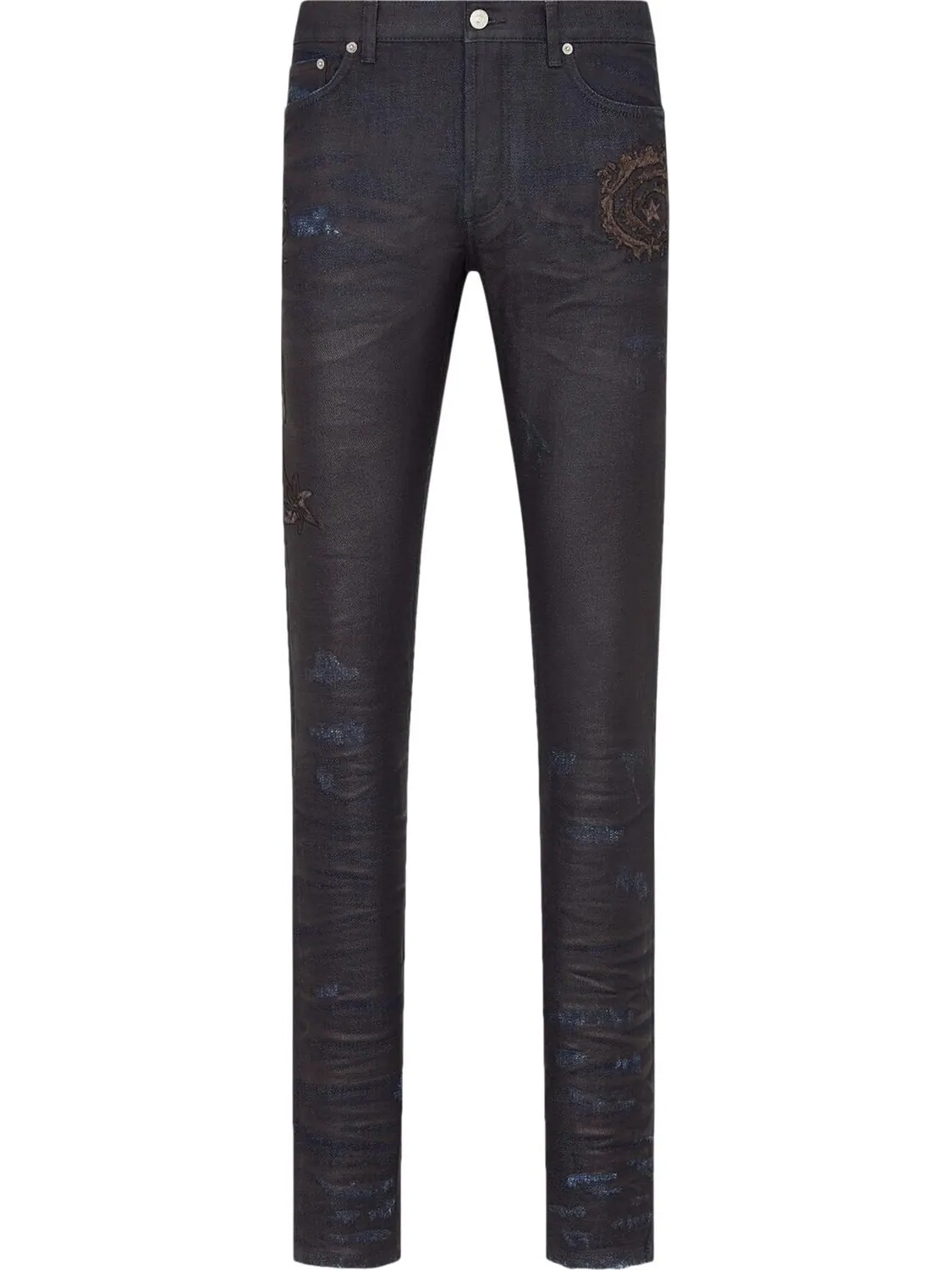 Джинсы Dior x Cactus Jack Slim-Fit Jeans 'Blue' — изображение 1 из 2, синий
