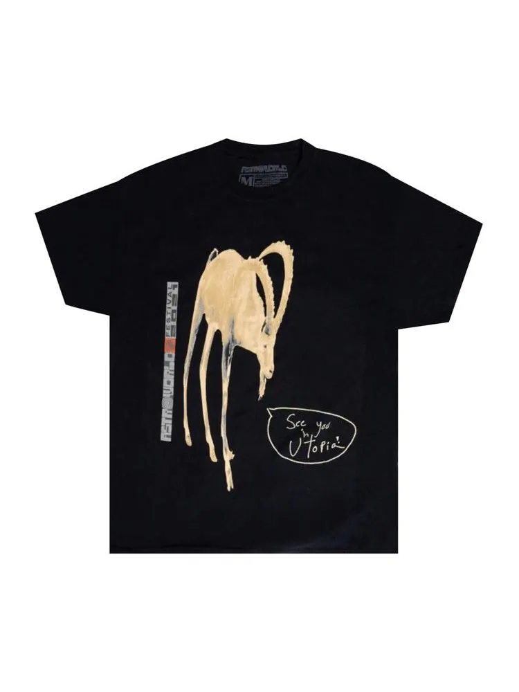 Футболка Cactus Jack by Travis Scott Goat Tee — изображение 1 из 1, черный