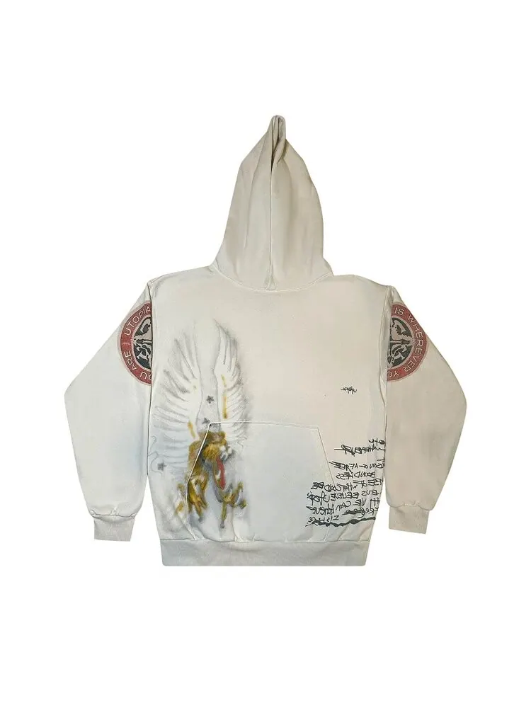 Худи Cactus Jack By Travis Scott Cactus Jack by Travis Scott Utopia Tour Hoodie — изображение 1 из 2, белый