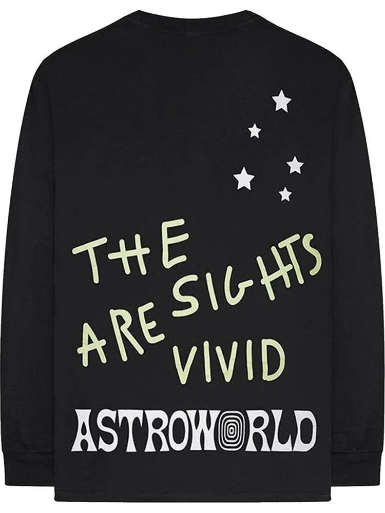 Футболка Cactus Jack by Travis Scott Astroworld Enjoy The Ride Long-Sleeve T-Shirt 'Black' — изображение 2 из 2, черный