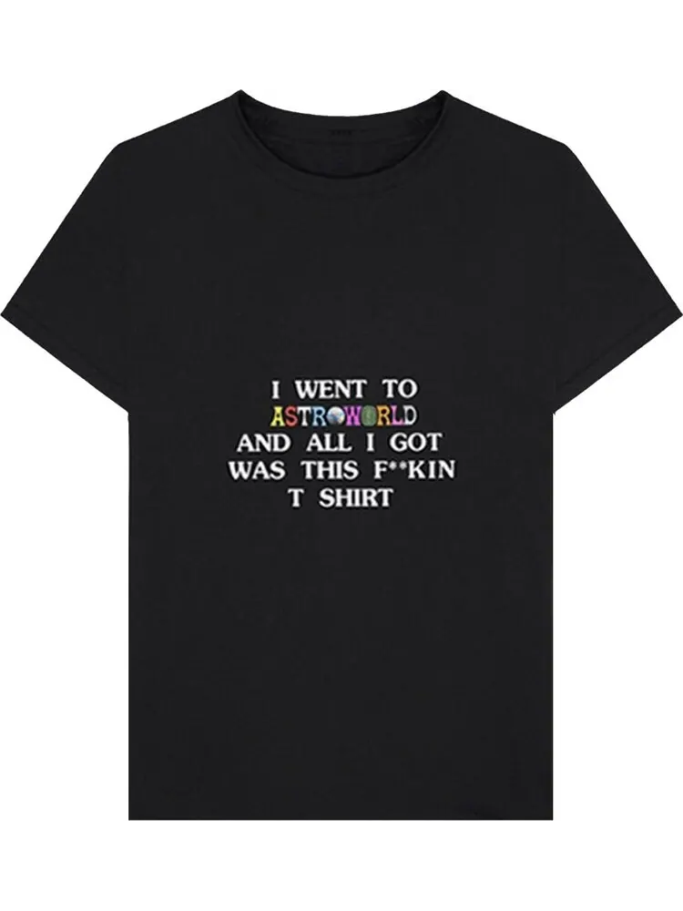Футболка Cactus Jack by Travis Scott Astroworld I Went To Astroworld T-Shirt 'Black' — изображение 1 из 2, черный