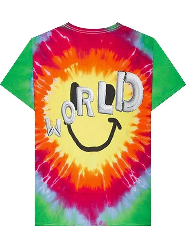 Футболка Cactus Jack by Travis Scott Astroworld Smiley T-Shirt 'Tie-Dye' — изображение 2 из 2, мульти