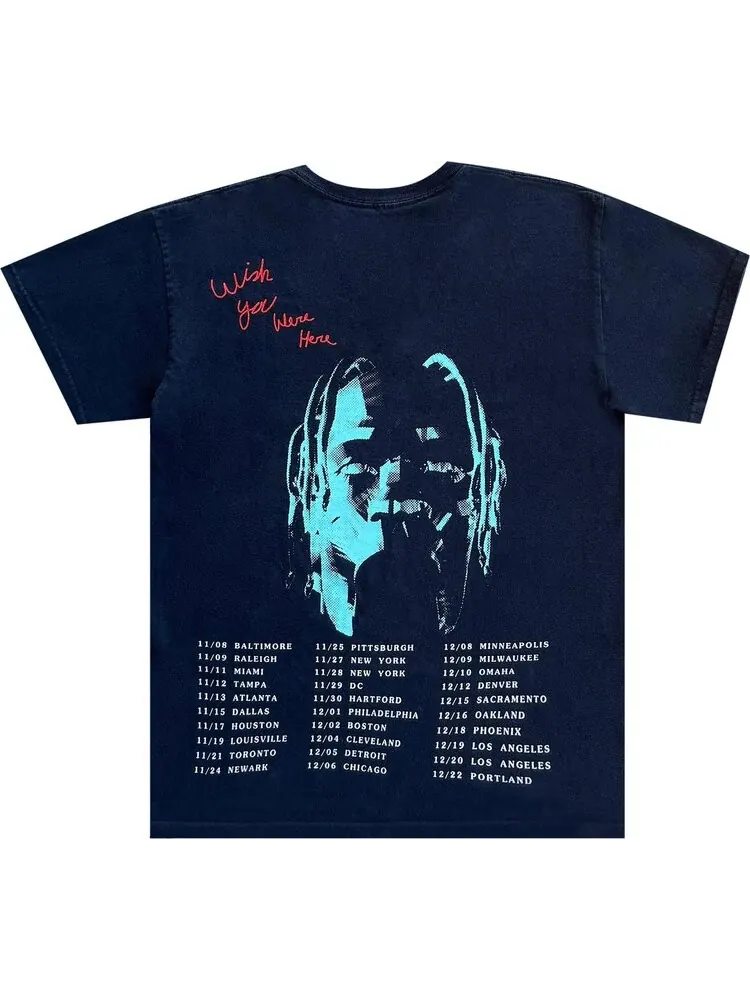Футболка Cactus Jack by Travis Scott Astroworld Tour Tee 'Black' — изображение 2 из 2, черный