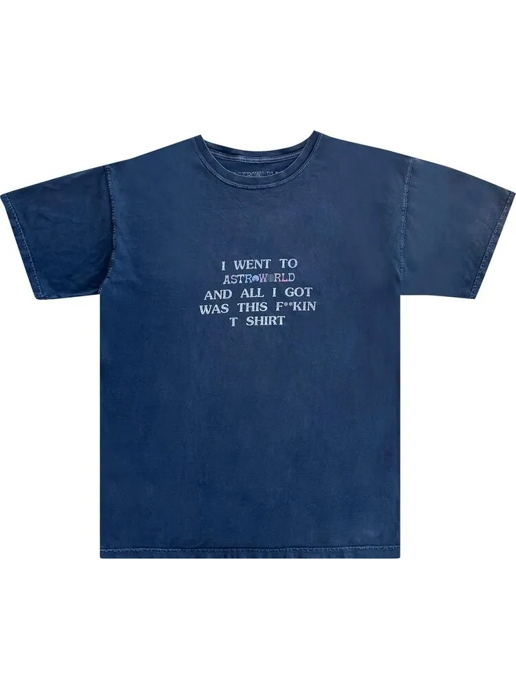 Футболка Cactus Jack by Travis Scott Wish You Were Here Astroworld Tee 'Black' — изображение 1 из 2, черный