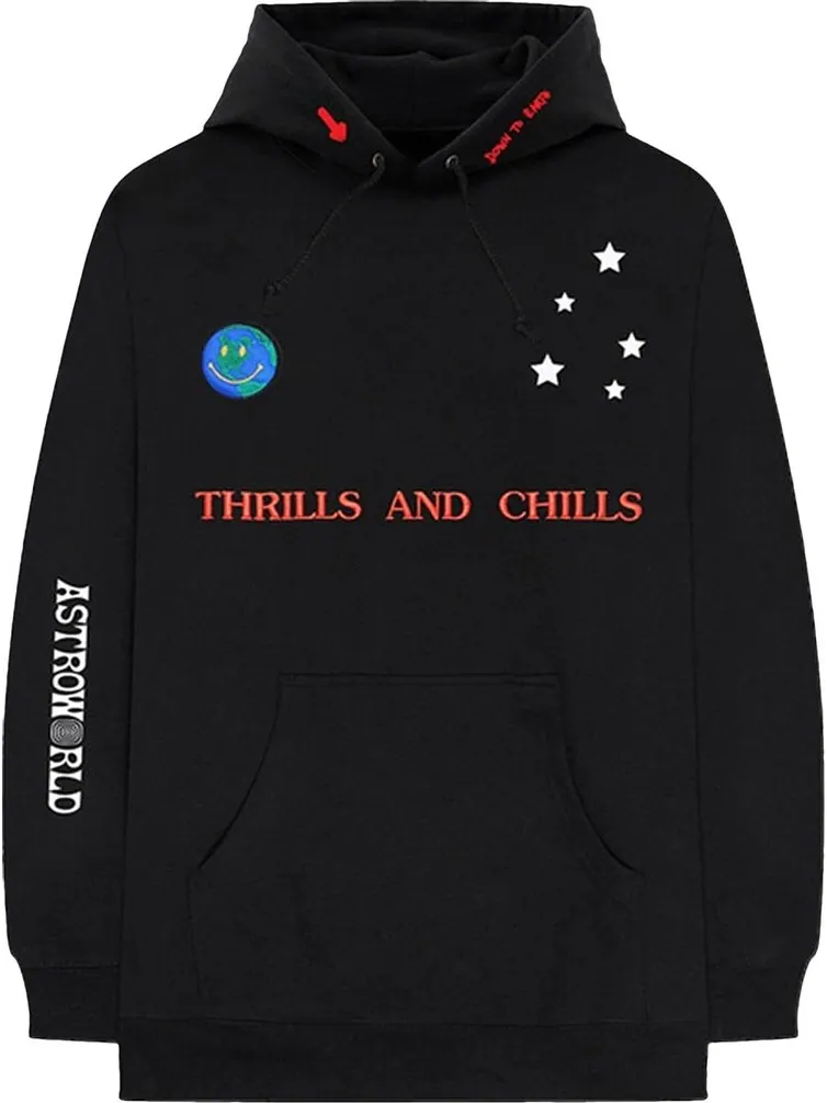 Худи Cactus Jack by Travis Scott Astroworld World Peace Hoodie 'Black' — изображение 1 из 2, черный