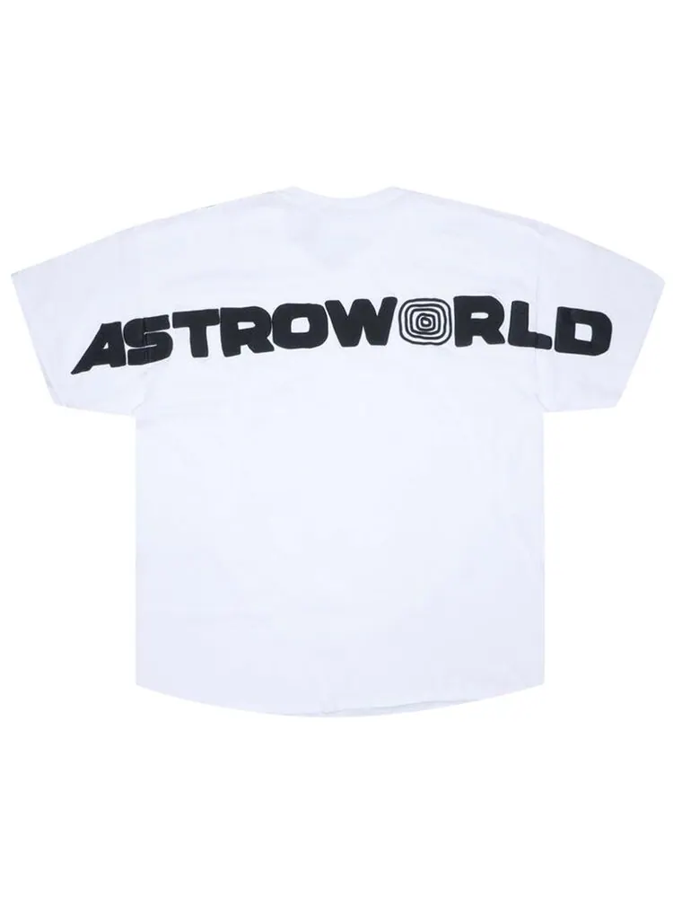 Футболка Cactus Jack by Travis Scott Around The World T-Shirt 'White' — изображение 2 из 2, белый
