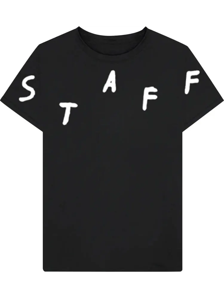 Футболка Cactus Jack by Travis Scott Astrofest Staff 2019 T-Shirt 'Black' — изображение 1 из 2, черный
