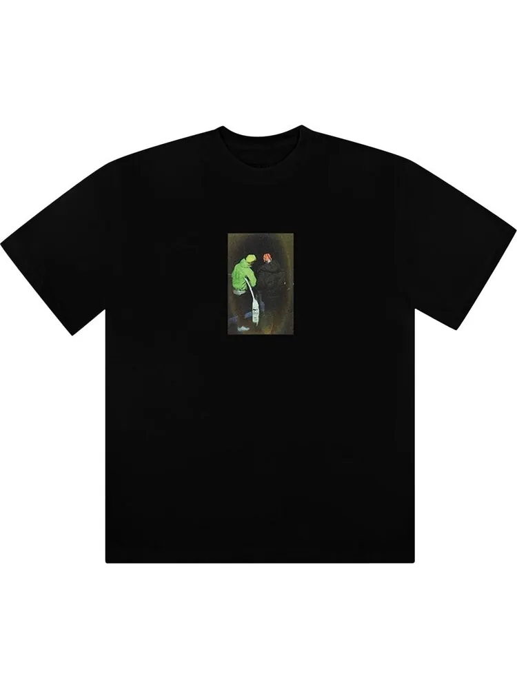 Футболка Cactus Jack by Travis Scott JACKBOYS Photo T-Shirt I 'Black' — изображение 1 из 1, черный