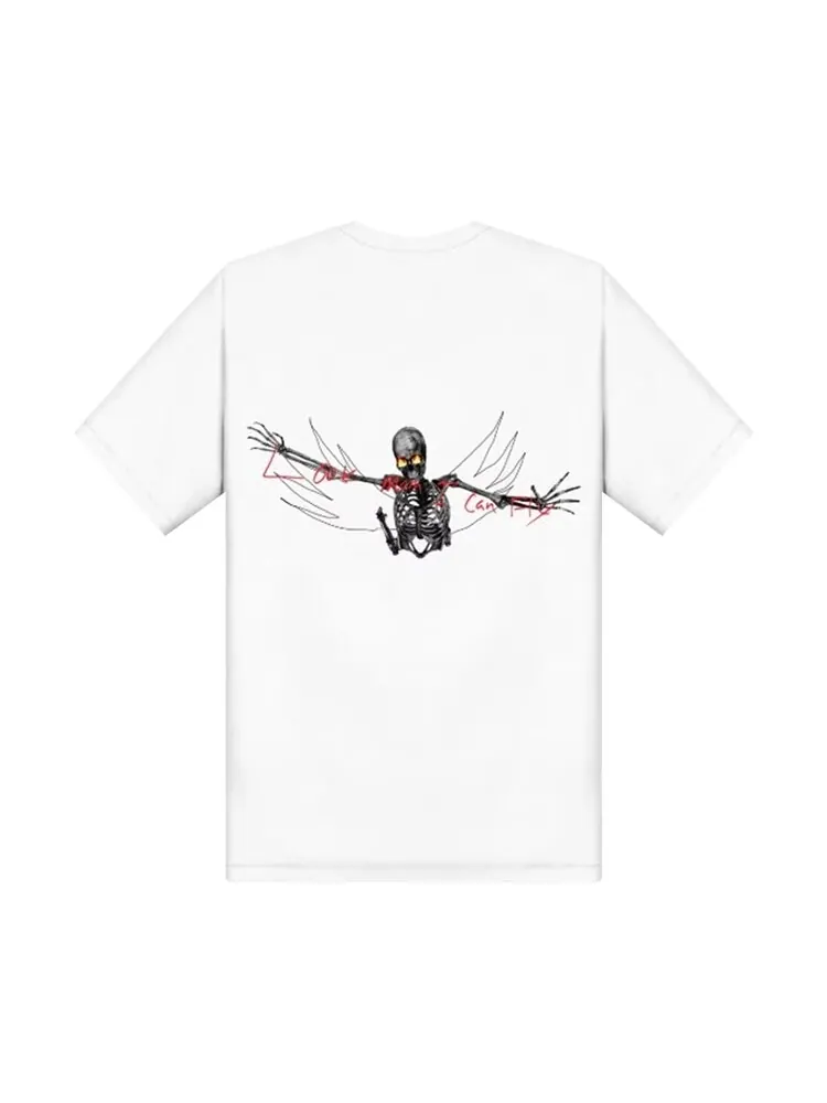 Футболка Cactus Jack by Travis Scott Look Mom I Can Fly Tee 'White' — изображение 2 из 2, белый