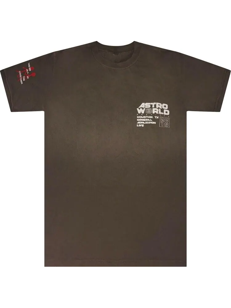 Футболка Cactus Jack by Travis Scott Official Souvenir T-Shirt 'Brown' — изображение 1 из 2, коричневый