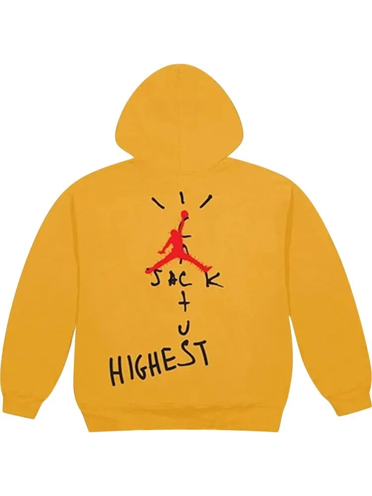 Худи Cactus Jack by Travis Scott x Air Jordan Highest Hoodie 'Gold' — изображение 2 из 2, золото