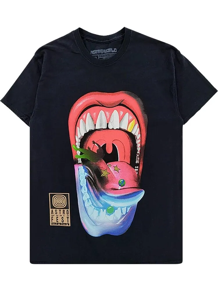 Футболка Cactus Jack by Travis Scott Dart Tee 'Black' — изображение 1 из 2, черный