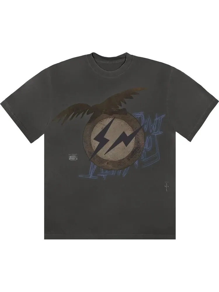Футболка Cactus Jack by Travis Scott For Fragment Create Tee 'Black' — изображение 1 из 2, черный