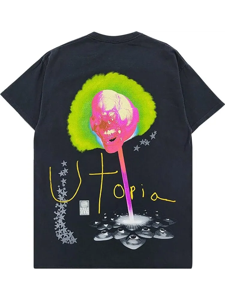 Футболка Cactus Jack by Travis Scott Lollipop Tee 'Black' — изображение 2 из 2, черный