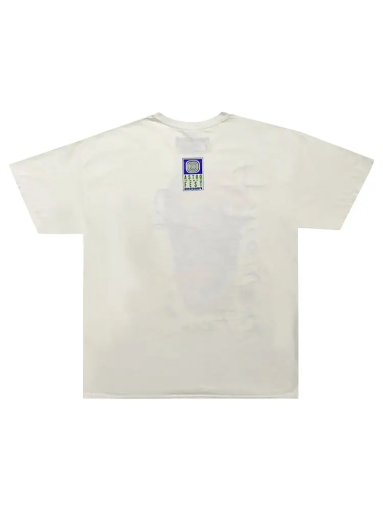 Футболка Cactus Jack by Travis Scott Mouth Tee 'White' — изображение 2 из 2, белый