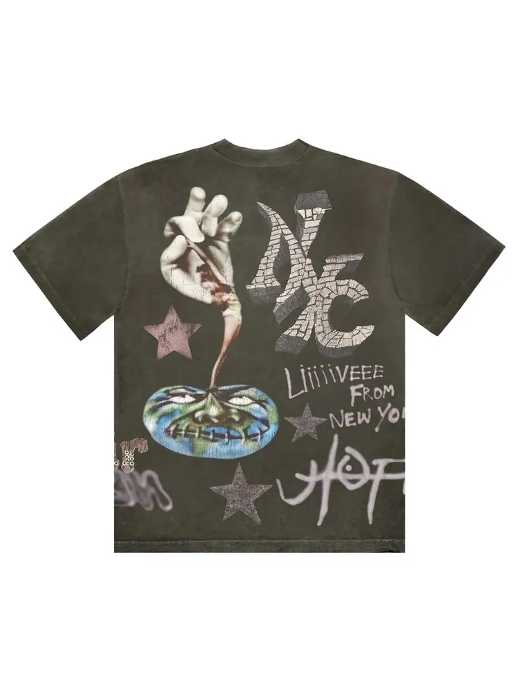 Футболка Cactus Jack by Travis Scott Utopia Is In NYC Tee — изображение 2 из 2, мульти