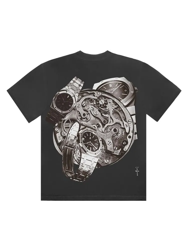 Футболка Cactus Jack by Travis Scott x Audemars Piguet Collage Tee — изображение 2 из 2, черный