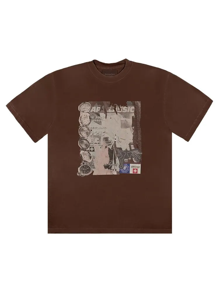 Футболка Cactus Jack by Travis Scott x Audemars Piguet Classic Tee — изображение 1 из 2, коричневый