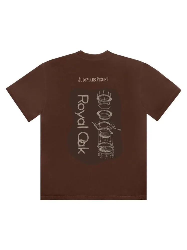 Футболка Cactus Jack by Travis Scott x Audemars Piguet Classic Tee — изображение 2 из 2, коричневый