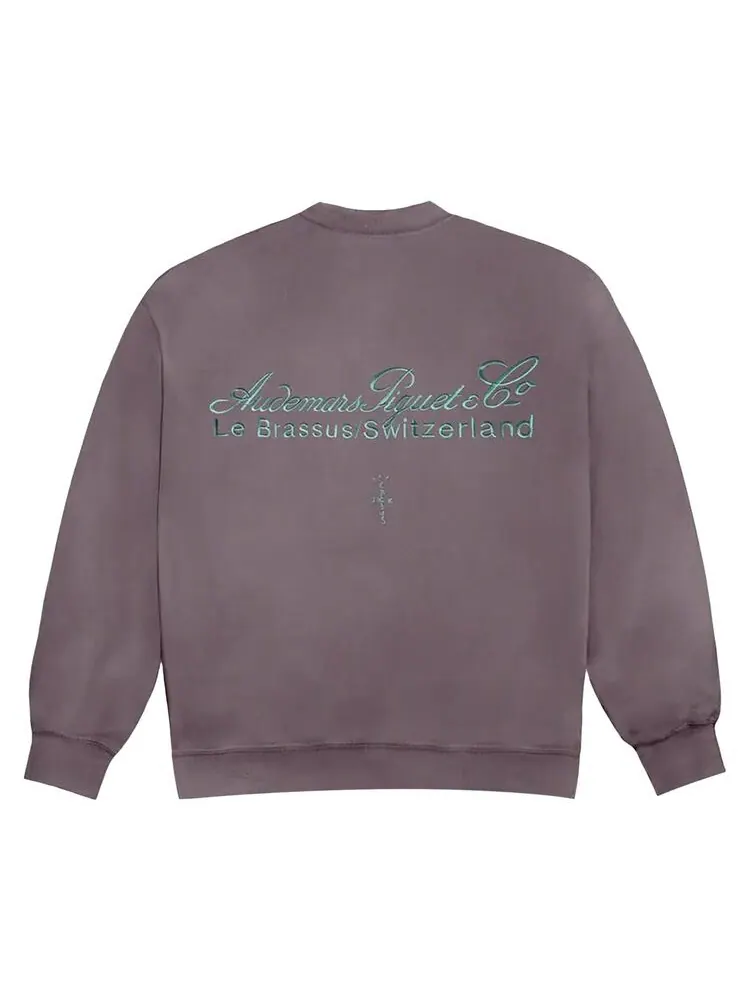 Толстовка Cactus Jack by Travis Scott x Audemars Piguet Logo Crewneck II Purple — изображение 2 из 2, фиолетовый