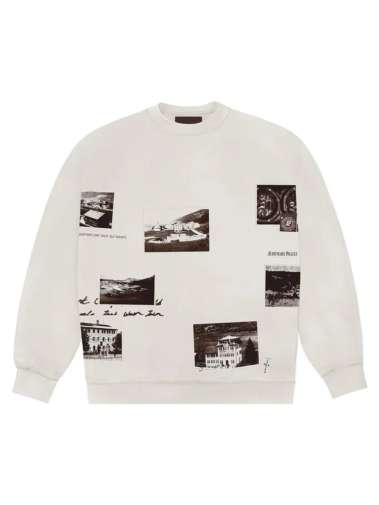 Толстовка Cactus Jack by Travis Scott x Audemars Piguet Vintage Crewneck — изображение 1 из 1, белый