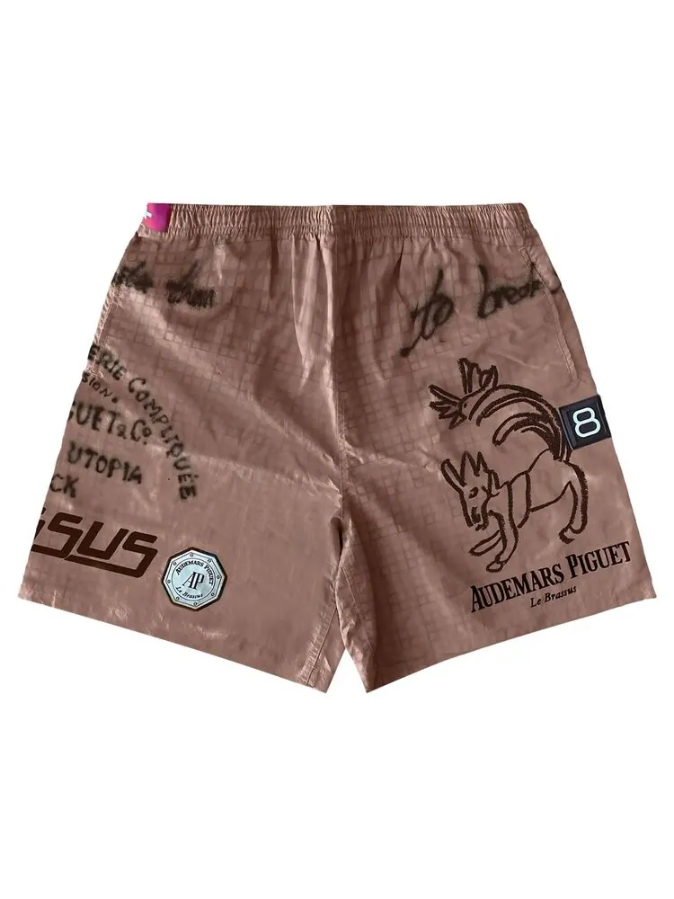 Шорты Cactus Jack by Travis Scott x Audemars Piguet Shorts — изображение 1 из 2, коричневый