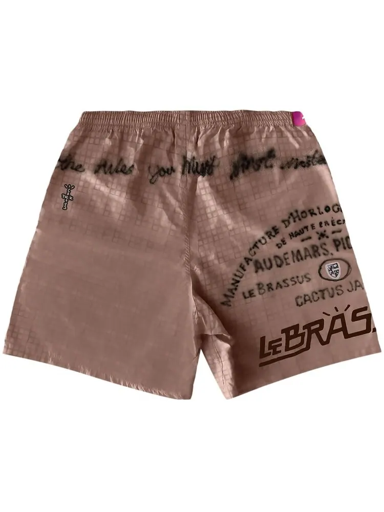 Шорты Cactus Jack by Travis Scott x Audemars Piguet Shorts — изображение 2 из 2, коричневый