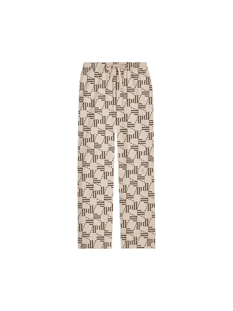 Брюки Cactus Jack by Travis Scott x Audemars Piguet Logo Silk Pajama Pants II — изображение 1 из 2, белый