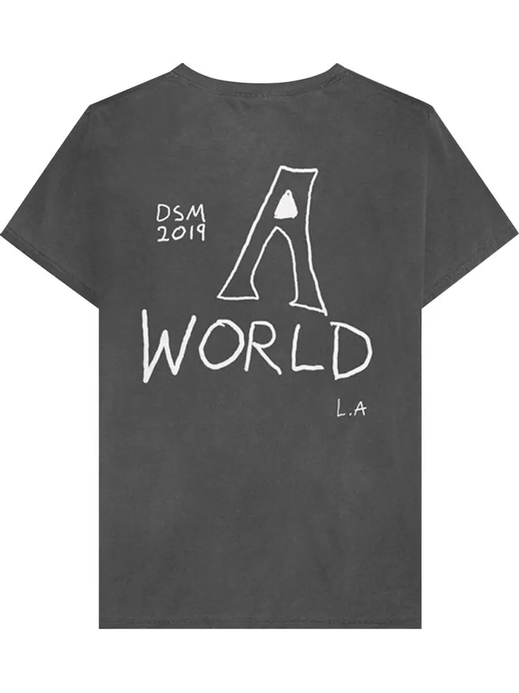 Футболка Cactus Jack by Travis Scott Astroworld x DSM Wish You Were Here T-Shirt 'Black' — изображение 2 из 2, черный